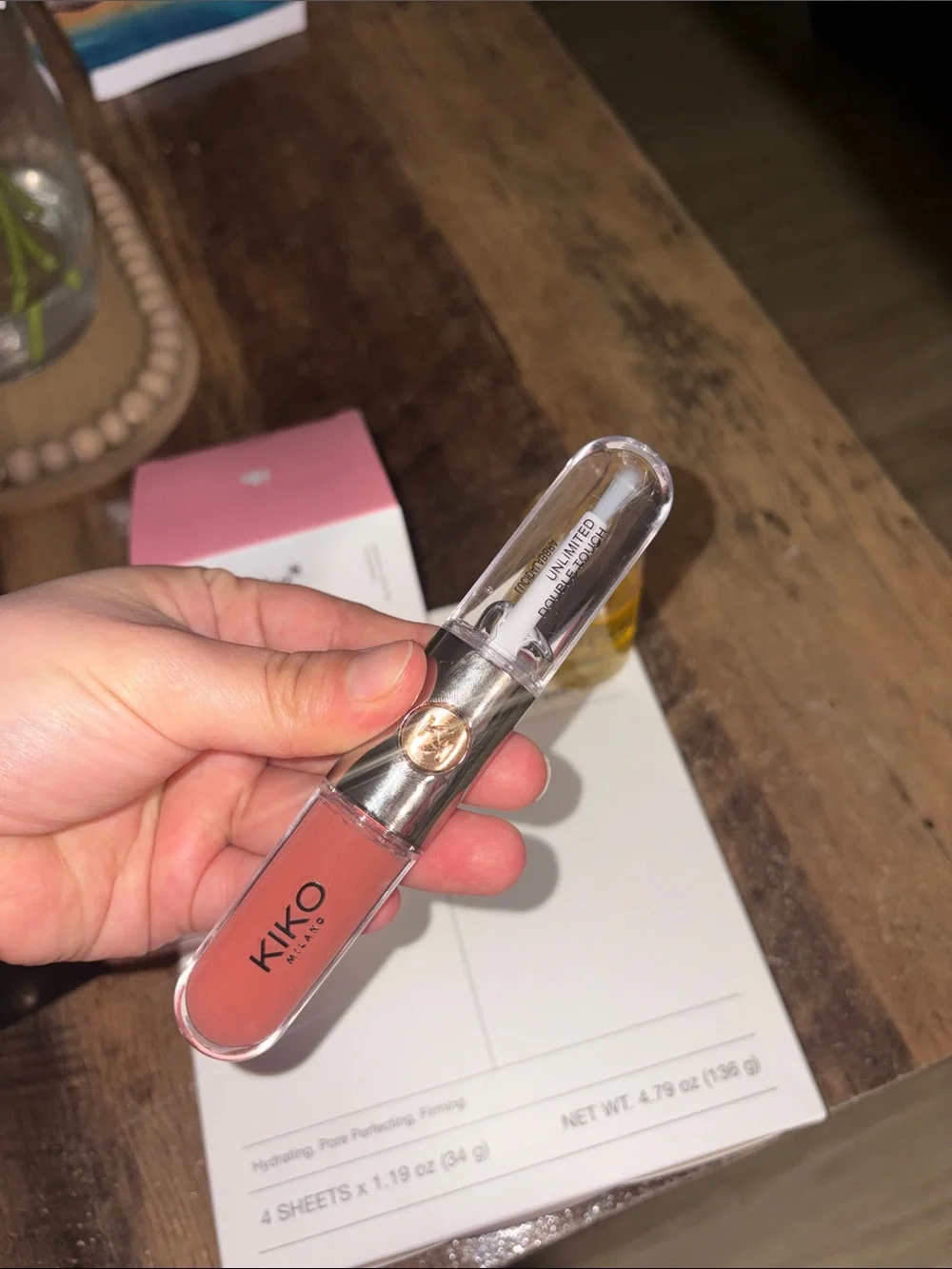 BUNDLE Milano Rose Nude Liquid Lipstick - Soft Mauve Pink